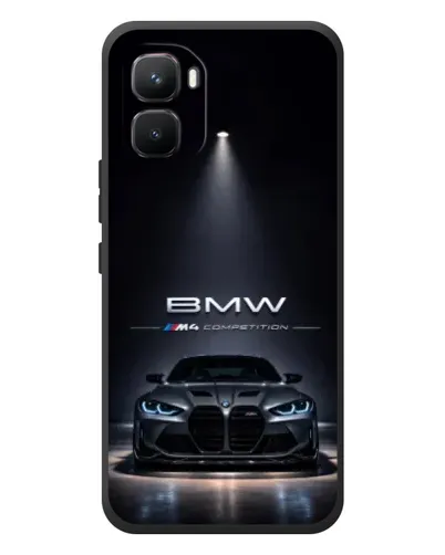 Чехол для Infinix GT 50 Pro с картинкой «BMW сквозь ночной город» Чехол для Infinix GT 50 Pro с картинкой «BMW сквозь ночной город»