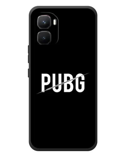 Чехол для Infinix GT 50 Pro с картинкой «PUBG — белый логотип»