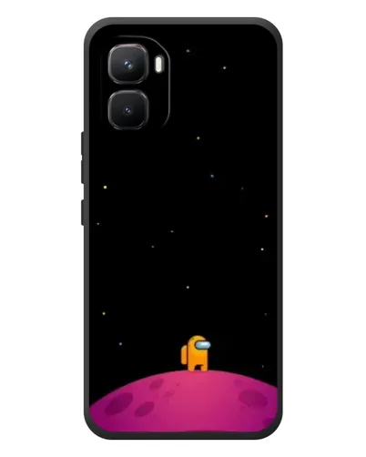 Чехол для Infinix GT 50 Pro с картинкой «Одинокий герой на планете»