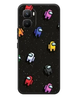 Чехол для Infinix GT 50 Pro с картинкой «Космический паттерн Among Us»