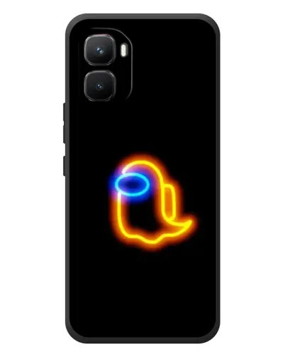 Чехол для Infinix GT 50 Pro с картинкой «Among Us неоновое сияние»