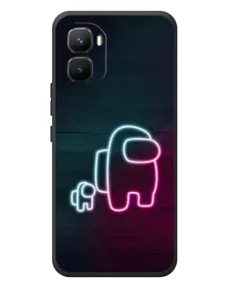 Чехол для Infinix GT 50 Pro с картинкой «Among Us неон-арт»