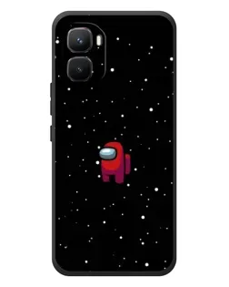 Чехол для Infinix GT 50 Pro с картинкой «Красный Among Us»