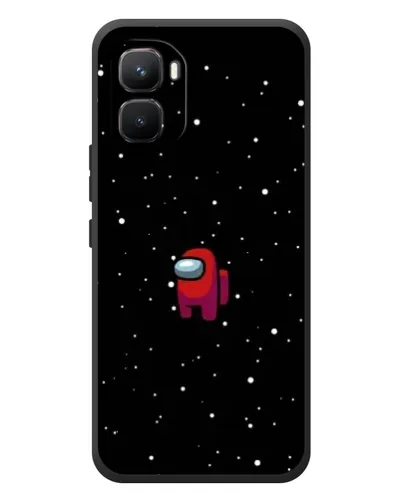 Чехол для Infinix GT 50 Pro с картинкой «Красный Among Us»