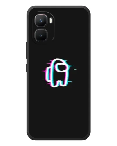 Чехол для Infinix GT 50 Pro с картинкой «Among Us неон»