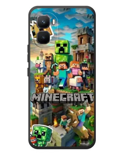 Чехол для Infinix GT 50 Pro с картинкой «Замок Minecraft»