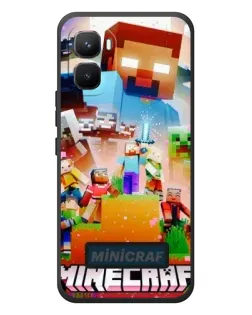 Чехол для Infinix GT 50 Pro с картинкой «Minecraft герои игры»
