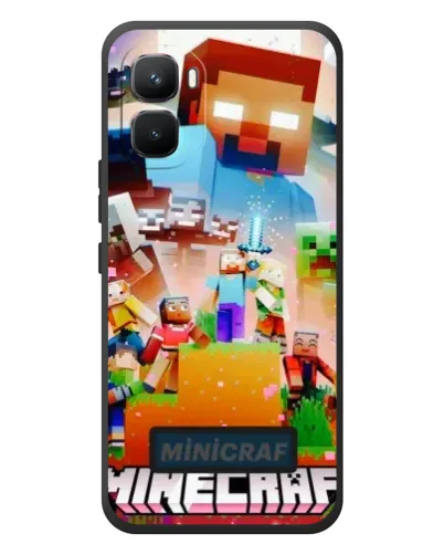 Чехол для Infinix GT 50 Pro с картинкой «Minecraft герои игры»
