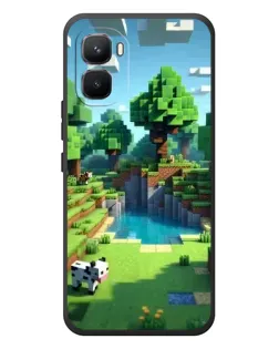 Чехол для Infinix GT 50 Pro с картинкой «Minecraft летний день»