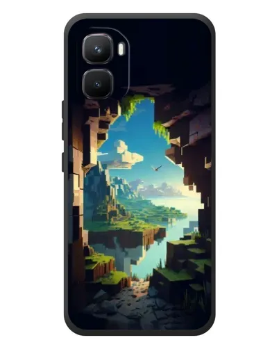 Чехол для Infinix GT 50 Pro с картинкой «Вид из пещеры»