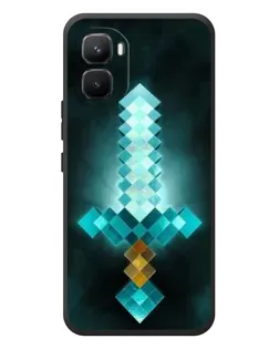 Чехол для Infinix GT 50 Pro с картинкой «Алмазный меч неон»