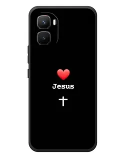 Чехол для Infinix GT 50 Pro с картинкой «Сердце - Jesus» Чехол для Infinix GT 50 Pro с картинкой «Сердце - Jesus»