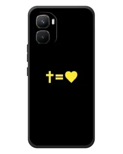 Чехол для Infinix GT 50 Pro с картинкой «Сердце и Крест» Чехол для Infinix GT 50 Pro с картинкой «Сердце и Крест»