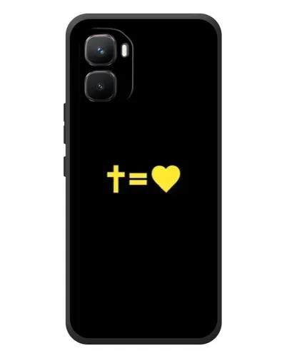 Чехол для Infinix GT 50 Pro с картинкой «Сердце и Крест» Чехол для Infinix GT 50 Pro с картинкой «Сердце и Крест»
