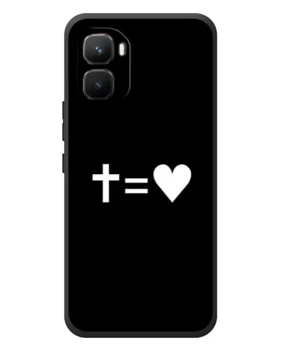 Чехол для Infinix GT 50 Pro с картинкой «Крест и Сердце» Чехол для Infinix GT 50 Pro с картинкой «Крест и Сердце»