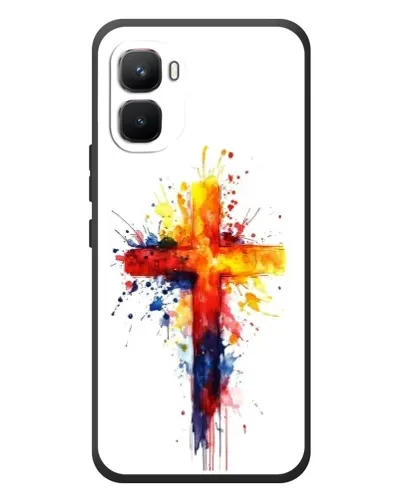 Чехол для Infinix GT 50 Pro с картинкой «Акварельный крест» Чехол для Infinix GT 50 Pro с картинкой «Акварельный крест»