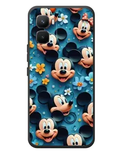 Чехол для Infinix GT 50 Pro с картинкой «Паттерн Микки и Минни»