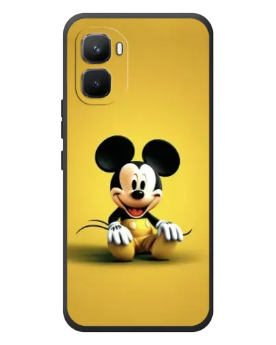 Чехол для Infinix GT 50 Pro с картинкой «Микки на желтом»