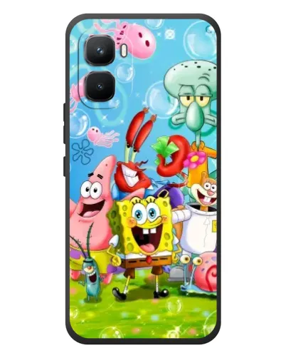 Чехол для Infinix GT 50 Pro с картинкой «Губка Боб и друзья» Чехол для Infinix GT 50 Pro с картинкой «Губка Боб и друзья»