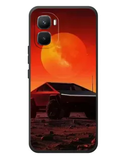 Чохол для Infinix GT 50 Pro з картинкою «Cybertruck на Марсі»