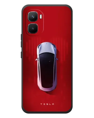 Чехол для Infinix GT 50 Pro с картинкой «Tesla Top View»