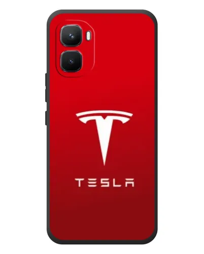 Чехол для Infinix GT 50 Pro с картинкой «Tesla Red Classic»