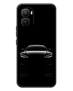 Чохол для Infinix GT 50 Pro з картинкою «Силует Tesla Night»