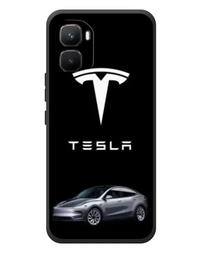 Чехол для Infinix GT 50 Pro с картинкой «Tesla Model Y»