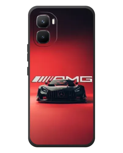 Чехол для Infinix GT 50 Pro с картинкой «Mercedes AMG — красная линия»