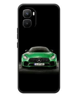 Чехол для Infinix GT 50 Pro с картинкой «Mercedes — неоновый лого»