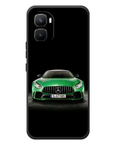 Чехол для Infinix GT 50 Pro с картинкой «Mercedes — неоновый лого»