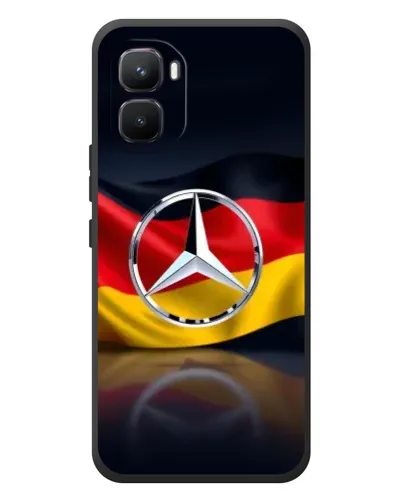 Чехол для Infinix GT 50 Pro с картинкой «Mercedes — флаг Германии»