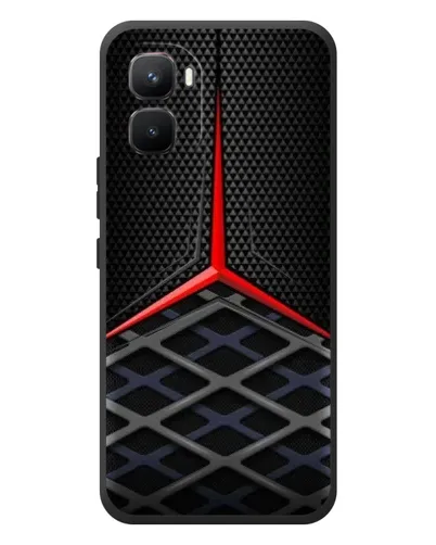 Чехол для Infinix GT 50 Pro с картинкой «Mercedes Carbon Grid»