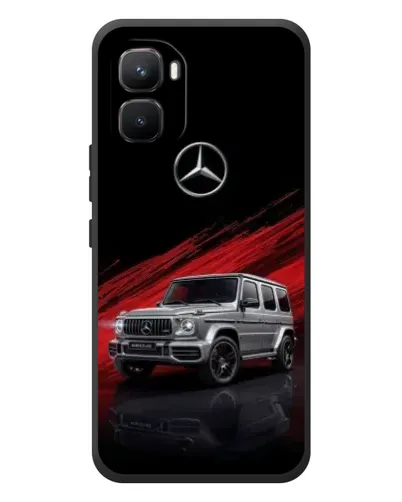 Чехол для Infinix GT 50 Pro с картинкой «Mercedes G-Class красный»