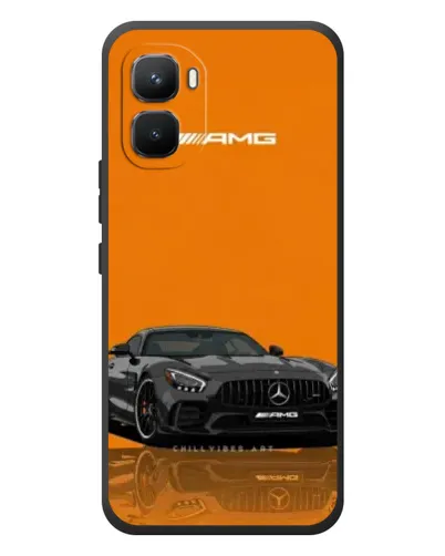 Чехол для Infinix GT 50 Pro с картинкой «Оранжевый Mercedes AMG»