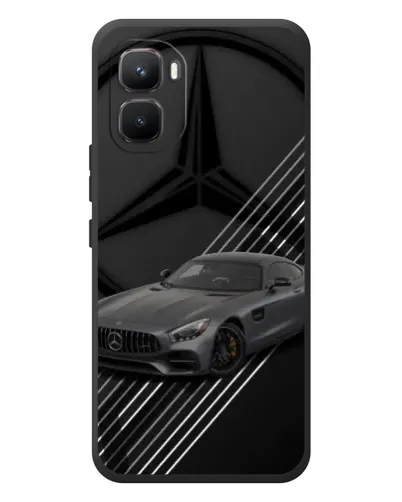 Чехол для Infinix GT 50 Pro с картинкой «Mercedes AMG — графика»
