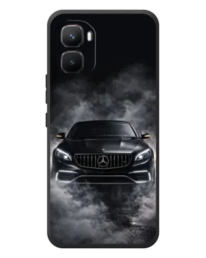 Чехол для Infinix GT 50 Pro с картинкой «Mercedes в дыму»