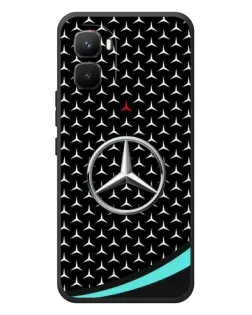 Чехол для Infinix GT 50 Pro с картинкой «Mercedes — бирюзовый акцент»
