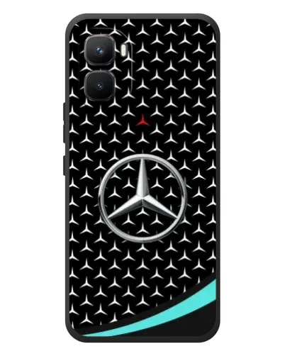 Чехол для Infinix GT 50 Pro с картинкой «Mercedes — бирюзовый акцент»