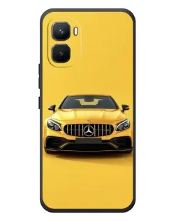 Чехол для Infinix GT 50 Pro с картинкой «Желтый Mercedes GT»