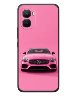 Чехол для Infinix GT 50 Pro с картинкой «Розовый Mercedes AMG»