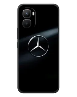 Чехол для Infinix GT 50 Pro с картинкой «Mercedes на металле»
