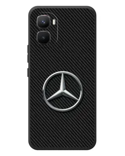Чехол для Infinix GT 50 Pro с картинкой «Карбоновый Mercedes стиль»