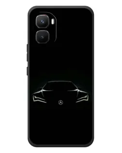 Чехол для Infinix GT 50 Pro с картинкой «Mercedes — силуэт авто»