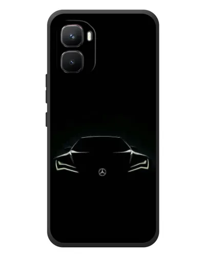 Чохол для Infinix GT 50 Pro з картинкою «Mercedes — силует авто» Чохол для Infinix GT 50 Pro з картинкою «Mercedes — силует авто»