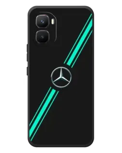 Чехол для Infinix GT 50 Pro с картинкой «Спортивные линии Mercedes»