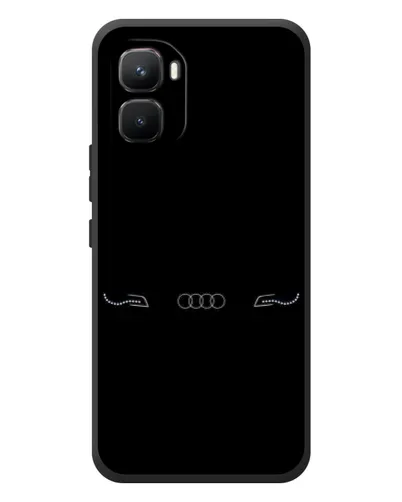 Чехол для Infinix GT 50 Pro с картинкой «Audi — световой подпись»