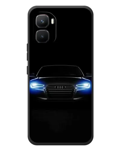 Чехол для Infinix GT 50 Pro с картинкой «Audi в неоне»