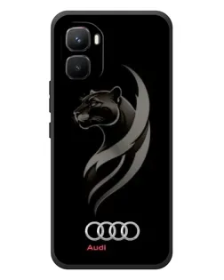 Чехол для Infinix GT 50 Pro с картинкой «Графика — пантера и Audi»