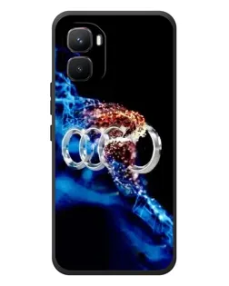 Чехол для Infinix GT 50 Pro с картинкой «Энергия лого Audi»